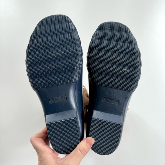 New Womens 7 Sperry Top-Sider Sweetwater Brown/Navy Duck Boots STS98305 - Picture 7 of 14